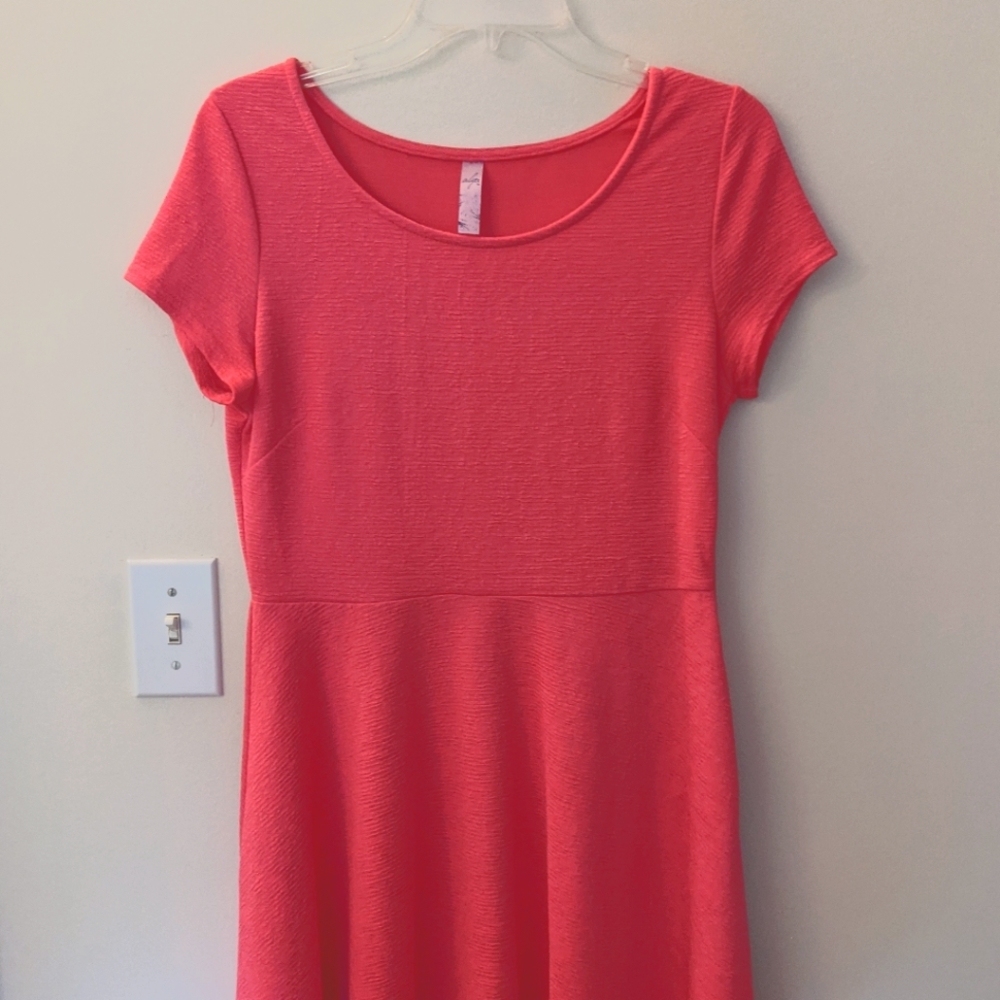 Francesca's pink A-line dress, L